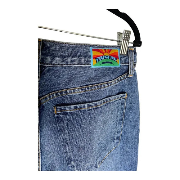 NWT Daily Blue Love High Waisted Pleated Jean in Storm-sz 29 - Picture 7 of 10